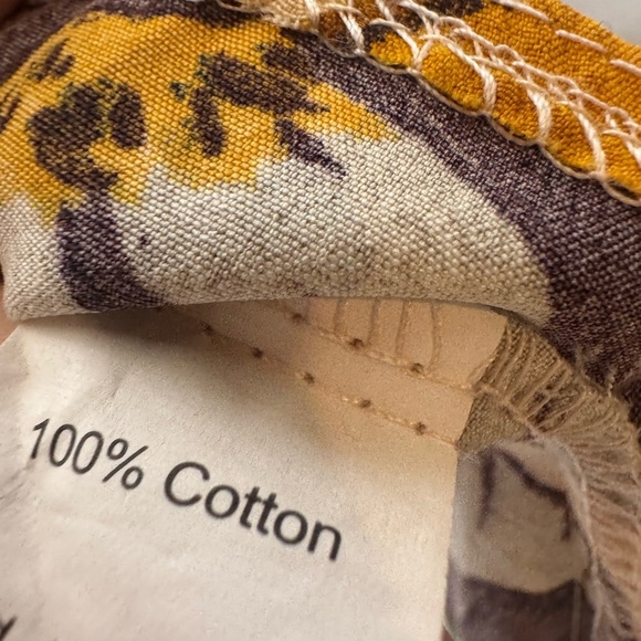 Bold Floral Button Down Blouse Cotton 2X Long Sleeve Casual Office Workwear - Picture 8 of 9